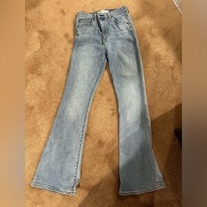 Denim Forum The Bettie High Rise Flare Jeans